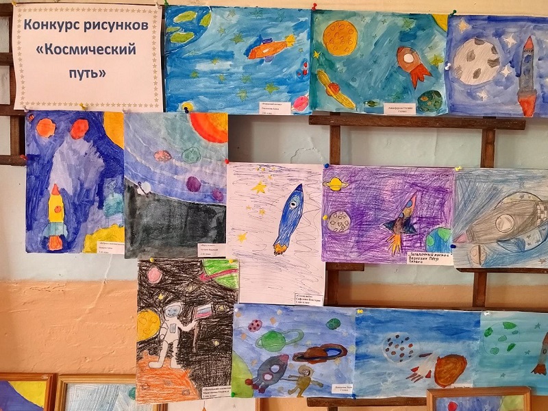 Конкурс рисунков «Космический полет».